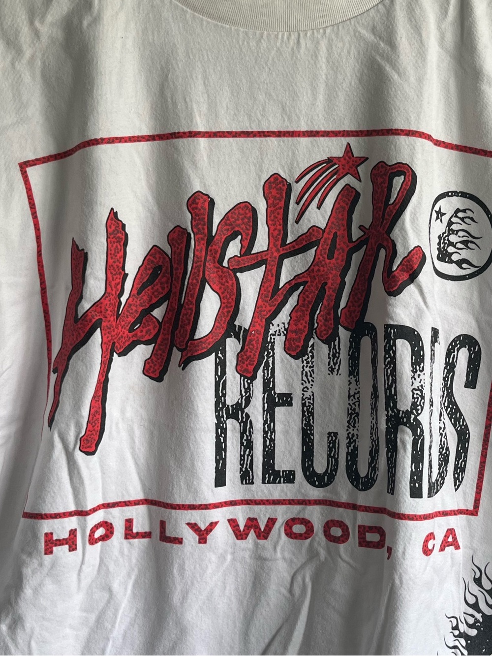 Hellstar Records White Short Sleeve Tee - Graphic Logo